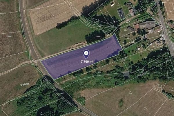 Prodej pozemku 7.700 m², Částkov Prodej pozemku 7.700 m², Částkov