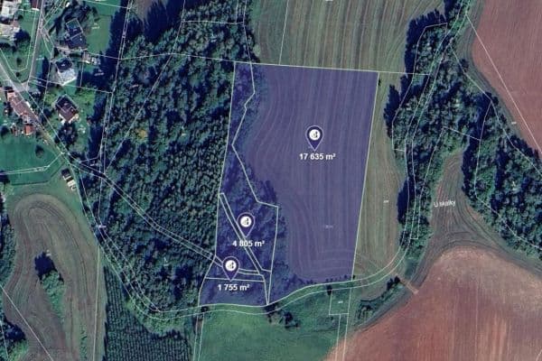 Prodej pozemku 24.195 m², Chotěvice Prodej pozemku 24.195 m², Chotěvice