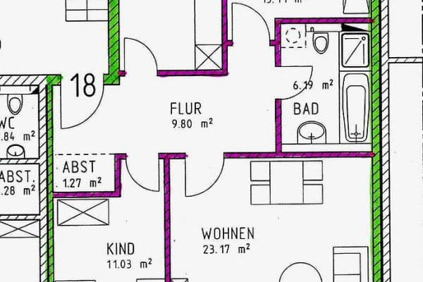 Prodej bytu 3+1 80 m², Sauerampferweg 6, Norderstedt Prodej bytu 3+1 80 m², Sauerampferweg 6, Norderstedt