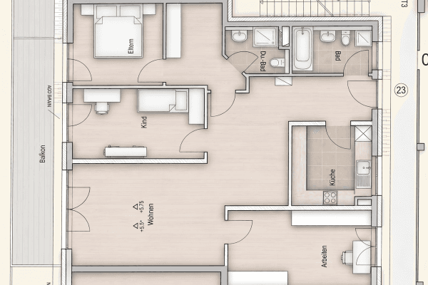 Prodej bytu 4+kk 105 m², Sonnenstraße 11, Gilching, Bavorsko Prodej bytu 4+kk 105 m², Sonnenstraße 11, Gilching, Bavorsko