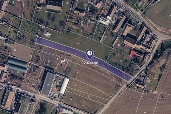 Prodej pozemku 1.205 m², Mlékosrby Prodej pozemku 1.205 m², Mlékosrby