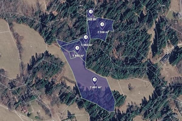 Prodej pozemku 12.872 m², Smržovka Prodej pozemku 12.872 m², Smržovka
