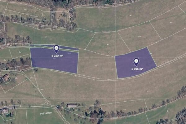 Prodej pozemku 2.088 m², Chuchelna Prodej pozemku 2.088 m², Chuchelna