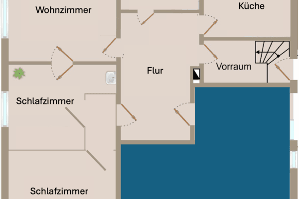 Pronájem bytu 4+1 96 m², Parkstrasse 3, Bad Vilbel Pronájem bytu 4+1 96 m², Parkstrasse 3, Bad Vilbel