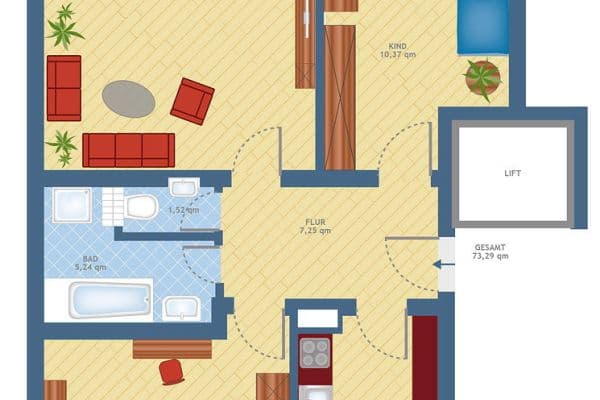 Prodej bytu 3+1 74 m², Königsbrunn Prodej bytu 3+1 74 m², Königsbrunn