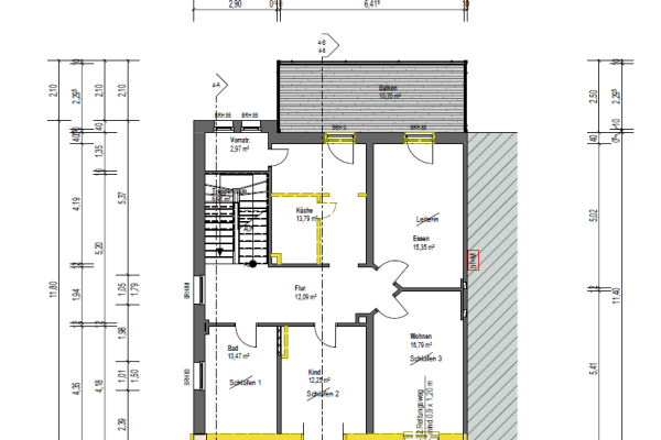 Pronájem bytu 3+1 86 m², Werler Straße 106, Hamm Pronájem bytu 3+1 86 m², Werler Straße 106, Hamm