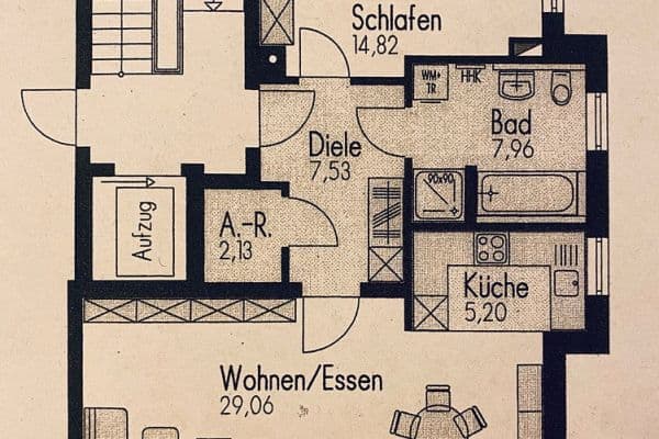 Pronájem bytu 2+1 72 m², Graben OT Lagerlechfeld Pronájem bytu 2+1 72 m², Graben OT Lagerlechfeld
