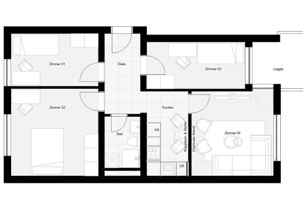 Prodej bytu 4+1 64 m², München, Bavorsko Prodej bytu 4+1 64 m², München, Bavorsko