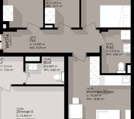 Pronájem bytu 3+kk 68 m², Oldenburg, Dolní Sasko Pronájem bytu 3+kk 68 m², Oldenburg, Dolní Sasko