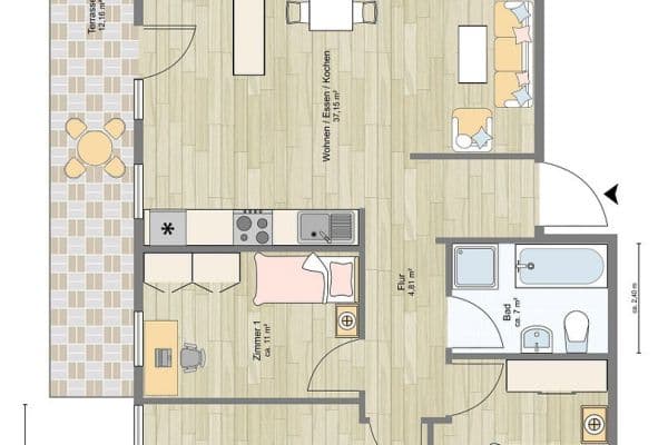 Prodej bytu 4+1 96 m², Brunnengasse 6, Ingersheim Prodej bytu 4+1 96 m², Brunnengasse 6, Ingersheim