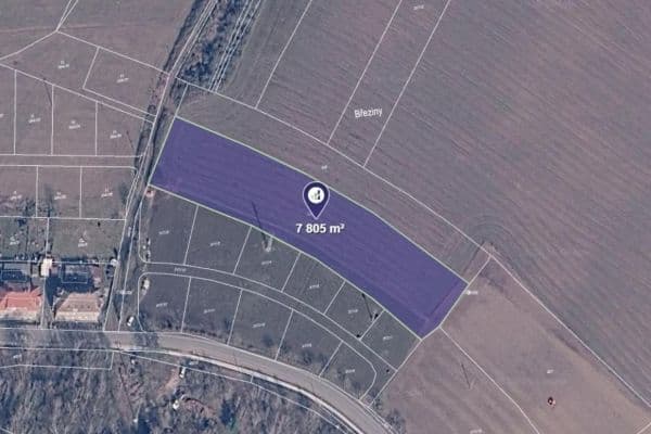 Prodej pozemku 3.903 m², Otročiněves Prodej pozemku 3.903 m², Otročiněves