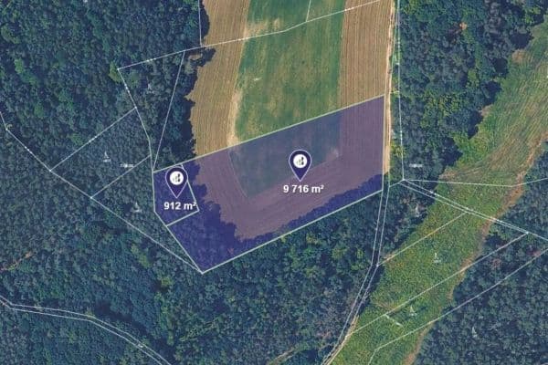 Prodej pozemku 10.628 m², Bratřínov Prodej pozemku 10.628 m², Bratřínov