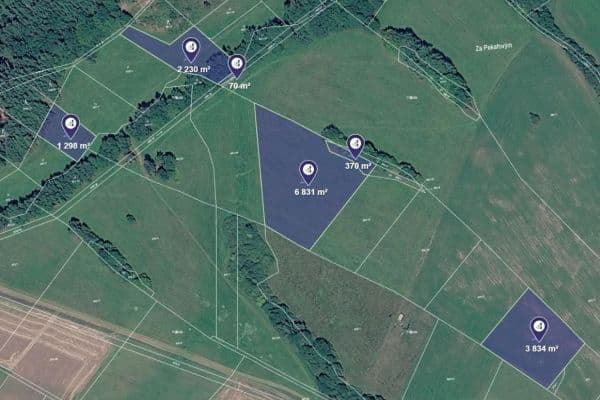 Prodej pozemku 1.639 m², Protivanov Prodej pozemku 1.639 m², Protivanov