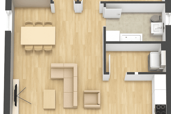 Pronájem bytu 3+1 96 m², Im Dorf 100c, Nordrach Pronájem bytu 3+1 96 m², Im Dorf 100c, Nordrach