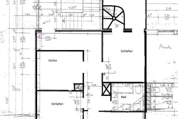 Pronájem bytu 3+1 90 m², Heiningerstraße 22, Passau, Bavorsko Pronájem bytu 3+1 90 m², Heiningerstraße 22, Passau, Bavorsko