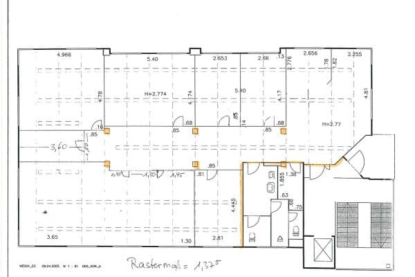 Pronájem kanceláře 217 m², Freiberg Pronájem kanceláře 217 m², Freiberg