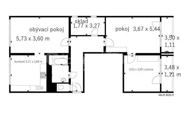 Prodej bytu 3+1 88 m², Čechovská, Příbram Prodej bytu 3+1 88 m², Čechovská, Příbram