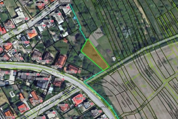 Prodej pozemku 963 m², Vajnory Prodej pozemku 963 m², Vajnory