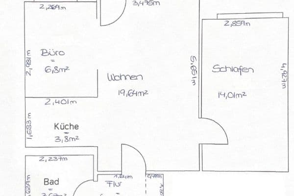 Pronájem bytu 2+1 53 m², Karl-Follen-Straße 5, Gießen, Hessen Pronájem bytu 2+1 53 m², Karl-Follen-Straße 5, Gießen, Hessen