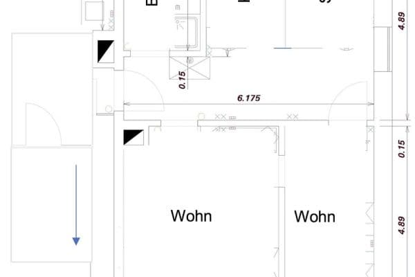 Pronájem bytu 3+1 65 m², Marktstraße 1, Wolfsburg, Dolní Sasko Pronájem bytu 3+1 65 m², Marktstraße 1, Wolfsburg, Dolní Sasko