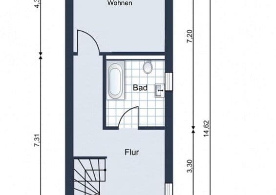 Pronájem bytu 2+1 66 m², Westerstraße 20, Wolfsburg, Dolní Sasko Pronájem bytu 2+1 66 m², Westerstraße 20, Wolfsburg, Dolní Sasko