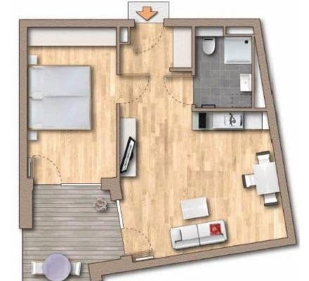 Pronájem bytu 2+1 52 m², Dörpfeldstraße 5, Berlin, Berlín Pronájem bytu 2+1 52 m², Dörpfeldstraße 5, Berlin, Berlín