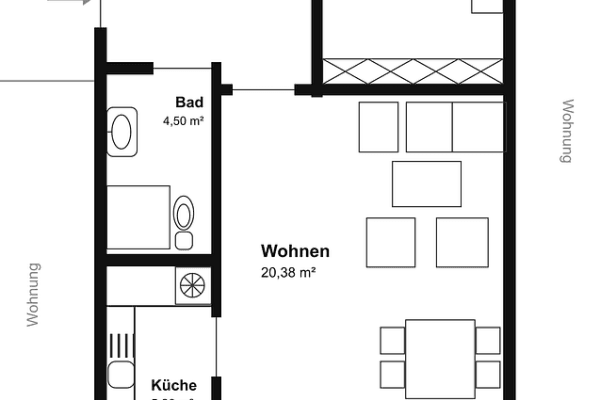 Prodej bytu 2+1 60 m², Rehhofstr. 142, Nürnberg, Bavorsko Prodej bytu 2+1 60 m², Rehhofstr. 142, Nürnberg, Bavorsko
