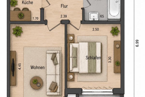 Prodej bytu 2+1 39 m², Kjeirstraße 19 -21, Sylt, Šlesvicko-Holštýnsko Prodej bytu 2+1 39 m², Kjeirstraße 19 -21, Sylt, Šlesvicko-Holštýnsko