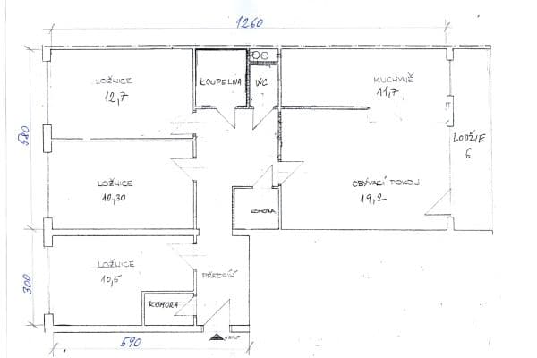 Prodej bytu 4+kk 91 m², Bochovská, Praha Prodej bytu 4+kk 91 m², Bochovská, Praha
