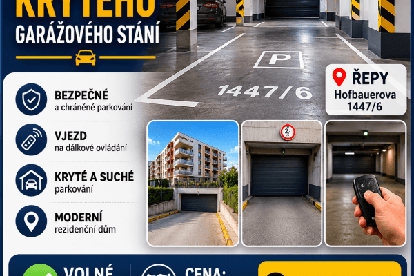 Pronájem garáže 10 m², Hofbauerova, Praha Pronájem garáže 10 m², Hofbauerova, Praha