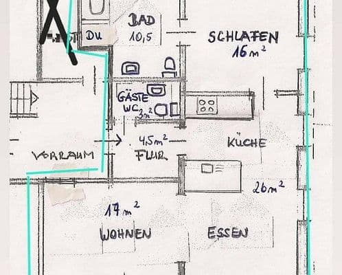 Pronájem bytu 2+1 77 m², Stapelfeld Pronájem bytu 2+1 77 m², Stapelfeld