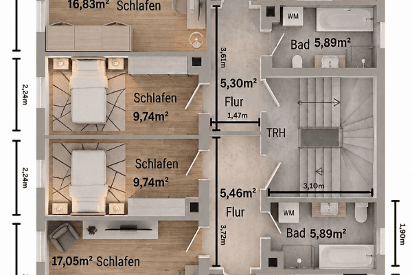 Pronájem bytu 2+1 50 m², Lindenthaler Hauptstraße 79, Leipzig, Sasko Pronájem bytu 2+1 50 m², Lindenthaler Hauptstraße 79, Leipzig, Sasko