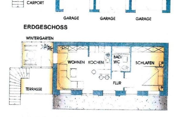 Pronájem bytu 2+1 51 m², Chemnitz, Sasko Pronájem bytu 2+1 51 m², Chemnitz, Sasko