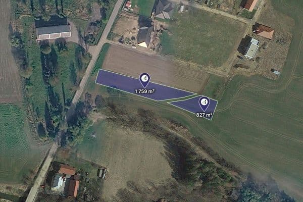 Prodej pozemku 2.586 m², Libež Prodej pozemku 2.586 m², Libež