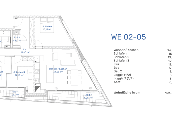 Pronájem bytu 4+1 104 m², Schwielowsee Pronájem bytu 4+1 104 m², Schwielowsee