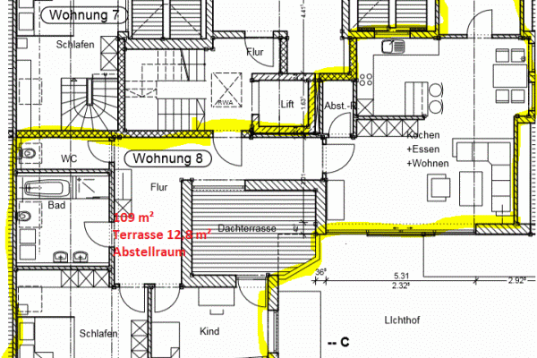 Pronájem bytu 3+kk 109 m², Ulrichstr. 10, Abensberg Pronájem bytu 3+kk 109 m², Ulrichstr. 10, Abensberg