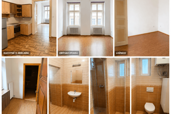 Pronájem bytu 2+1 72 m², Vltavská, Praha Pronájem bytu 2+1 72 m², Vltavská, Praha