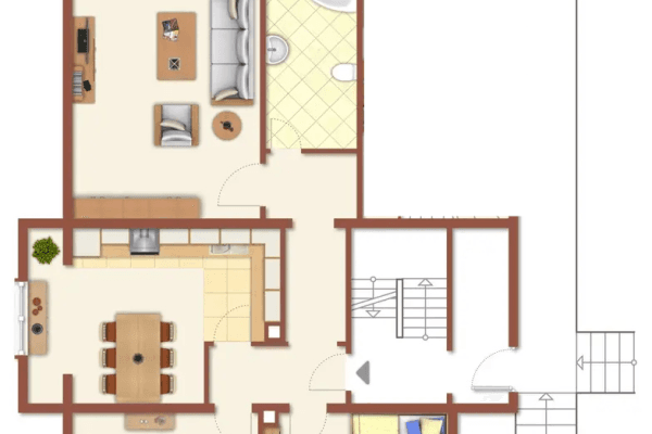 Pronájem bytu 3+kk 99 m², Waghäusel Pronájem bytu 3+kk 99 m², Waghäusel
