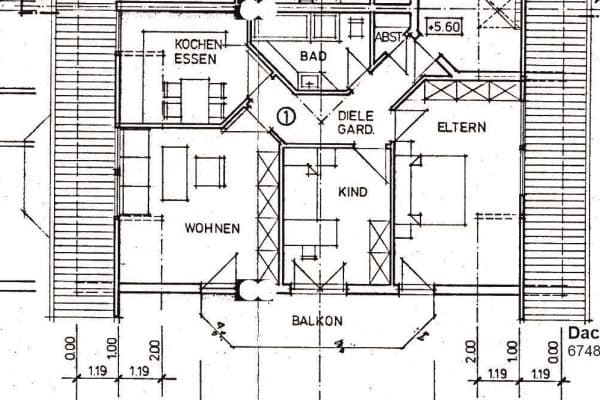 Pronájem bytu 3+1 73 m², Schloßstraße 25a, Edesheim Pronájem bytu 3+1 73 m², Schloßstraße 25a, Edesheim