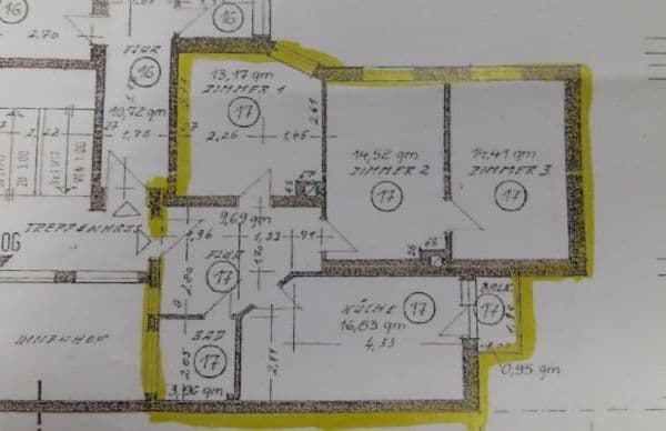 Pronájem bytu 3+1 75 m², Wilhelmshöher Allee 178, Hessen - Kassel, Hessen Pronájem bytu 3+1 75 m², Wilhelmshöher Allee 178, Hessen - Kassel, Hessen