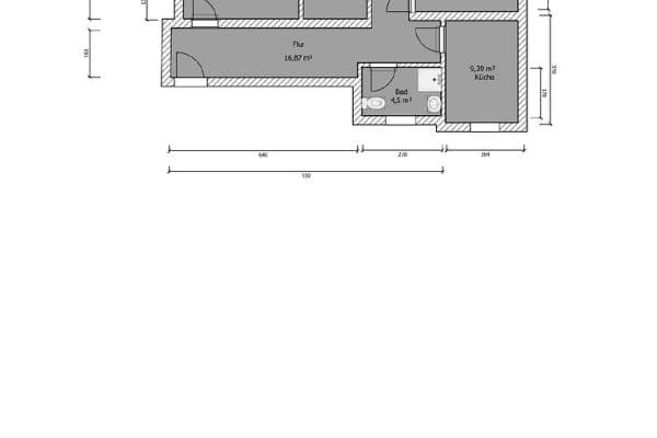 Pronájem bytu 3+1 83 m², Thomasiusstr. 40, Halle, Sasko-Anhaltsko Pronájem bytu 3+1 83 m², Thomasiusstr. 40, Halle, Sasko-Anhaltsko