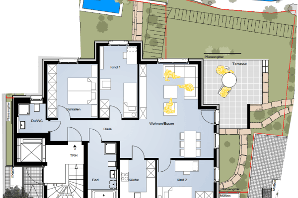 Prodej bytu 4+1 103 m², Backnang Prodej bytu 4+1 103 m², Backnang