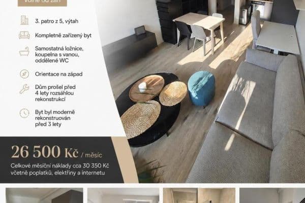 Pronájem bytu 2+kk 43 m², Osadní, Praha Pronájem bytu 2+kk 43 m², Osadní, Praha
