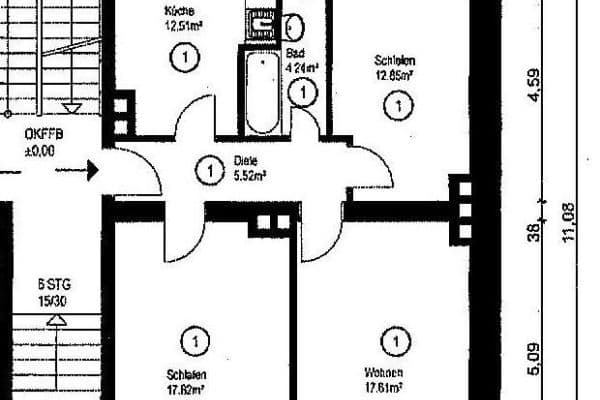 Pronájem bytu 3+1 70 m², Schachnerstrasse, München, Bavorsko Pronájem bytu 3+1 70 m², Schachnerstrasse, München, Bavorsko
