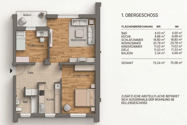 Prodej bytu 3+1 74 m², Ottobrunn, Bavorsko Prodej bytu 3+1 74 m², Ottobrunn, Bavorsko