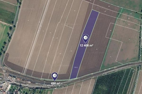 Prodej pozemku 54.528 m², Vrutice Prodej pozemku 54.528 m², Vrutice