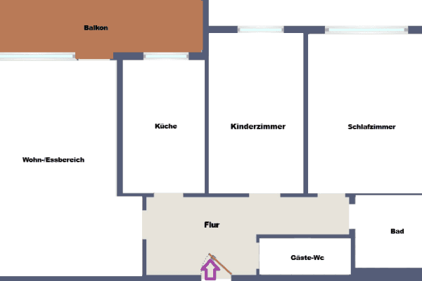 Pronájem bytu 3+1 85 m², Reinhardtstr. 5, Schorndorf Pronájem bytu 3+1 85 m², Reinhardtstr. 5, Schorndorf