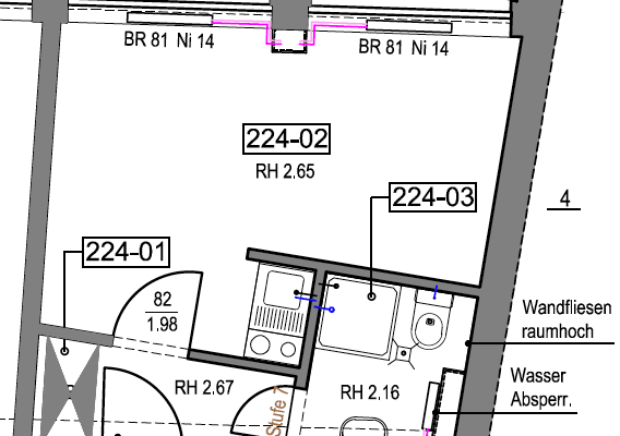 Pronájem bytu 13 m², Suarezstr. 15-17, Berlin, Berlín Pronájem bytu 13 m², Suarezstr. 15-17, Berlin, Berlín