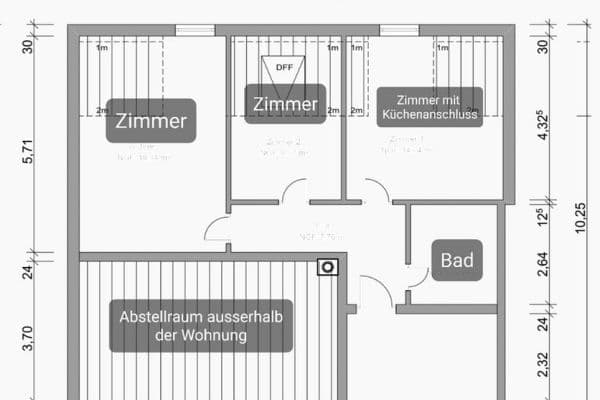 Pronájem bytu 2+kk 56 m², Kaiser-Friedrichstr. 32, Pforzheim Pronájem bytu 2+kk 56 m², Kaiser-Friedrichstr. 32, Pforzheim
