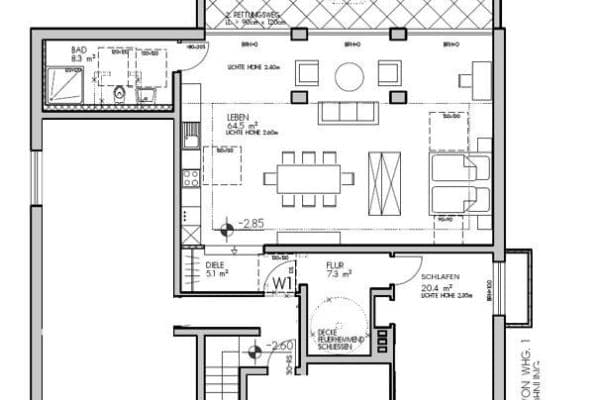 Pronájem bytu 3+1 114 m², Duisburg Pronájem bytu 3+1 114 m², Duisburg